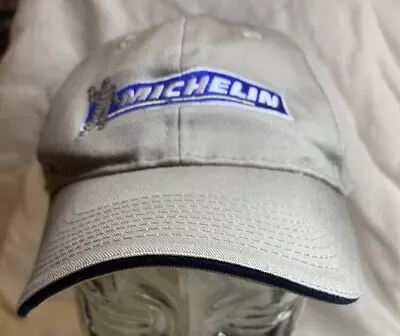 Michelin Tires Logo Cap Hat Light Gray Adjustable Strapback Hat • $12.99