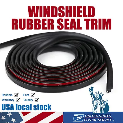 Car Windshield Weather Seal Rubber Trim Molding Cover 20 Feet For Ford Models • $21.38