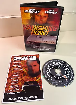 Vanishing Point DVD Viggo Mortensen Jason Priestley 1997 American Remake Fox • $59.95