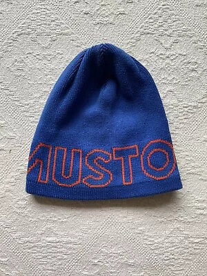 Men’s Blue Musto Beanie Hat One Size Excellent Condition Perfect For Sailing • £20