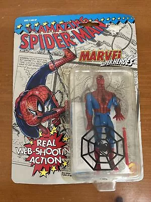 Marvel Super Heroes The Amazing Spider-Man W/ Web Shooting ToyBiz 1991 - NEW • $14.99