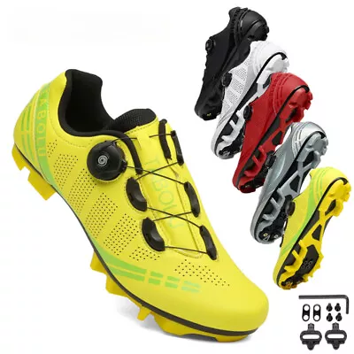 Breathable MTB Cycling Shoes Racing Road Bike Non-slip Self-locking Sneakers • $58.06