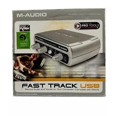 M-Audio Fast Track USB Digital Audio Interface Record Vocals & Guitar • $51