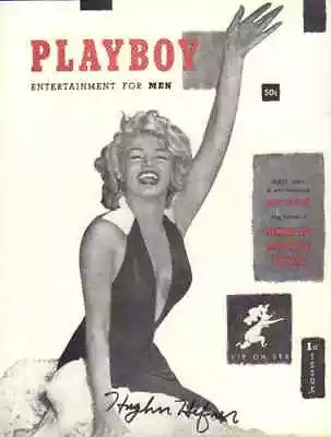 Hugh Hefner Signed First Playboy Issue #1 POP COA Marilyn Monroe (5000 Prints) • $2840