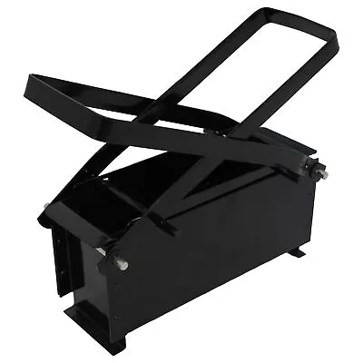 Black Log Briquette Maker Eco Friendly Paper Brick Fire Block Recycling Press • £14.65