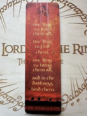Antioch Lord Of The Rings Two Towers Bookmark LOTR One Ring Fold-Out Map • £11.56