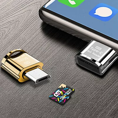 SD Adapter Reader TF Memory Card Micro Type C To For Android Phone USB-C OTG • $2.06