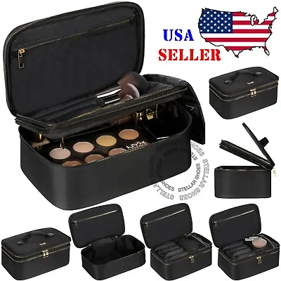 NEW Professional Makeup Bag Cosmetic Case Storage Handle Organizer Artist Travel • $19.99