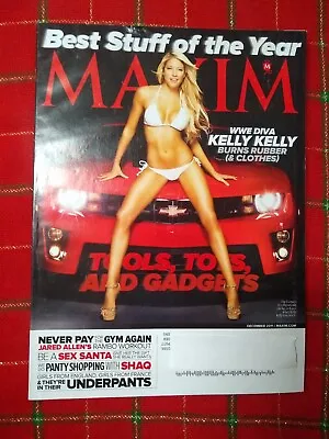 Maxim Magazine #168 December 2011 WWE Kelly Kelly  • $5