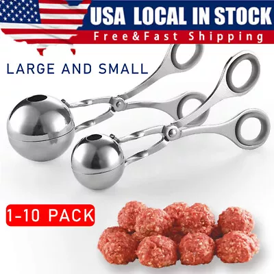 Meatball Maker Spoon Non Stick Thick Stainless Steel Meat Baller Kitchen Utensil • $4.49