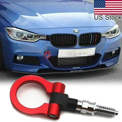 Red Aluminum Track Sport Racing Style Tow Hook For BMW 325i 328i 330i 335i E90 • $18.99