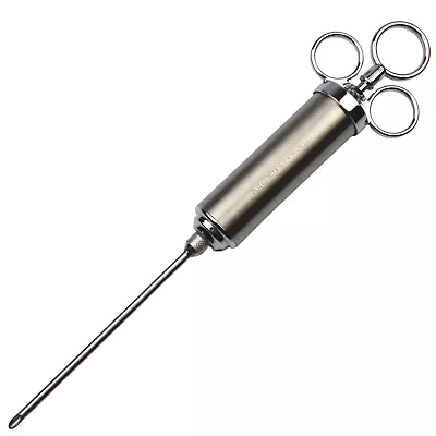 Kitchen’s Favorite Stainless-Steel Meat Injector With 3 Needles & Extra Gaskets • $22.99