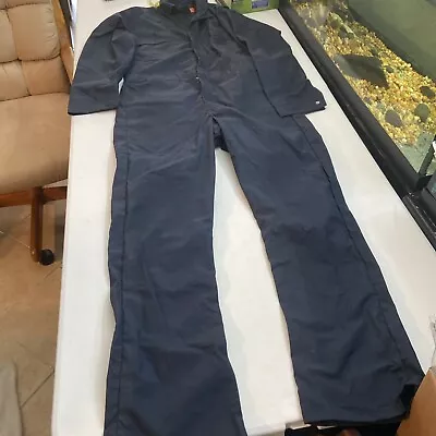 Red Kap Coverall M RG Navy Mens Mechanic Long Sleeve • $24.99