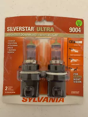 Sylvania Silverstar ULTRA 9004 - 2 Halogen Lamps DMG Box 1S • $20.98