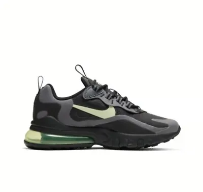 Nike Air Max 270 React GS 'Black Barley Volt' Size UK 5.5 New - BQ0103 008 • $135.31