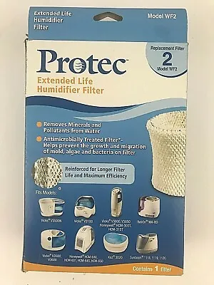 Protec Extended Life Humidifier Filter Vicks Kaz Model WF2 1 Count • $14.99