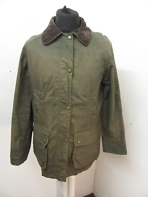 £59 • Buy Womens Barbour Beadnell Liberty Wax Cotton Utility Jacket Size 16