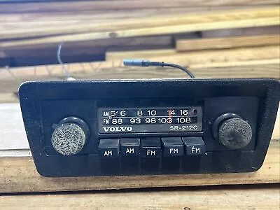 Vintage OEM Volvo AM FM Radio SR-2120  1981 1982 1983 1984 1985 240 242 244 • $85