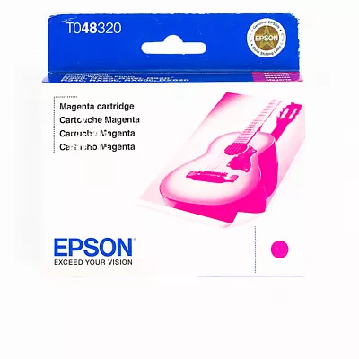 Epson 48 Magenta Genuine Ink Cartridge T048320 Exp. 2010 • $9.99