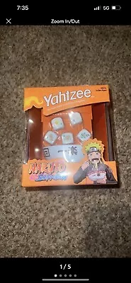 YAHTZEE Naruto Shippuden Classic Family Dice Game Based On Anime Show • $12