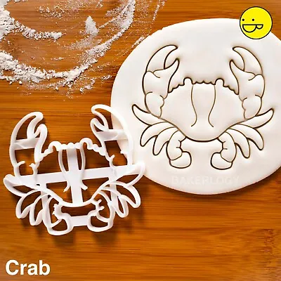 Crab Cookie Cutter | Nautical Party Beach Hermit Crabs Crustacean Ocean Biscuit • £15.82