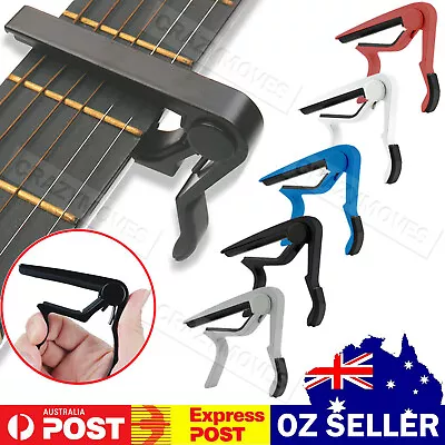 Premium Alloy Capo Quick Change Trigger Clamp For Guitar Banjo Ukulele • $6.95