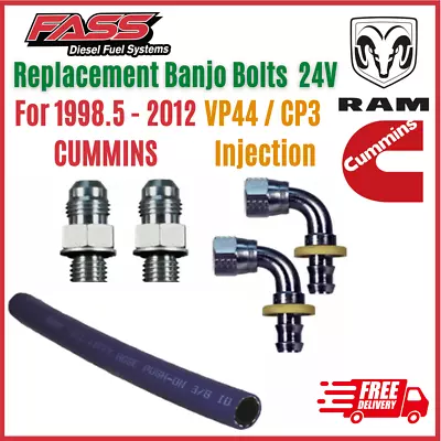 FASS Fuel System Replacement Banjo Bolt For 98.5 - 2012 24V Cummins BBRK-1001 • $66.54