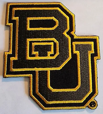 Baylor Bears NCAA College Embroidered Iron On Patches 3  X 2 3/4 • $4.25