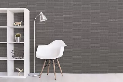 Anthracite Tile Effect Exec Bathroom Panels Shower Wet Wall PVC Cladding Kitchen • £36