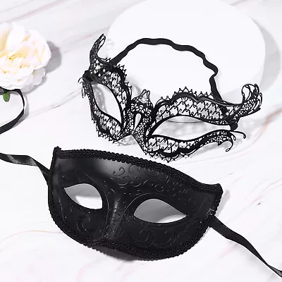2pcs Couple Mardi Gras Venetian Masquerade Ball Mask Party Collection Cosplay • $11.99