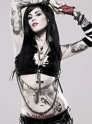 Kat Von D Tattoo Poster 3 (sizes-a5-a4-a3-a2) + Free Surprise A3 Poster • £7.99