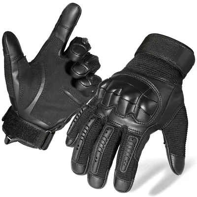 Tactical Cycling Touch Screen Gloves Men Army Shooting Work Full Finger Mittens • $14.98