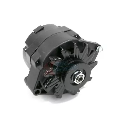 $114.95 • Buy Black GM 10SI 110 Amp 1 Or 3 Wire Alternator Chevy 327 350 396 427 454 V-Belt
