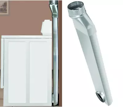 Space Saver Aluminum Dryer Vent Duct With Straight Outlet 28  To 45  Adjustable • $31.75