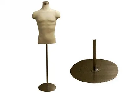 Male Mannequin Manequin Manikin Dress Form #33DD01+BS-04 • $95