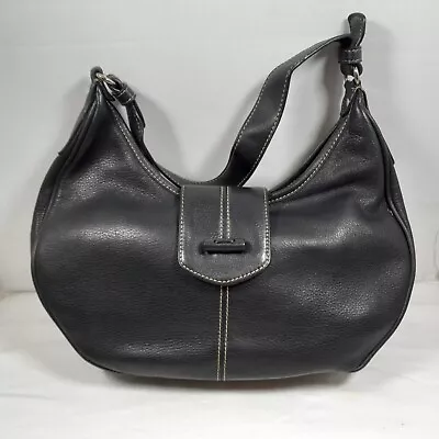 The Sak Shoulder Purse Hobo Style Black Leather • $15.98