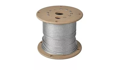 3/8  Stainless Steel Aircraft Cable Wire Rope 7x19 Type 304 (250 Feet) • $425.99