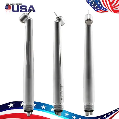 Dental Surgical 45 Degree High Speed Handpiece Push Button Single Spray 4 Holes • $21.70