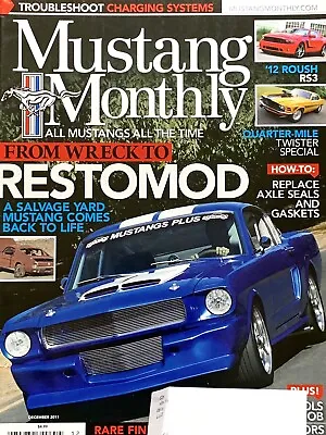 Mustang Monthly Magazine December 2011 • $8.99