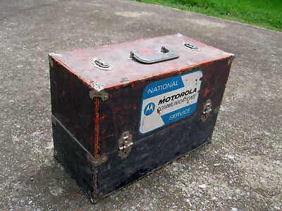 $29.92 • Buy Vintage  Cool Motorola Vacuum Tube Caddy Case Repairman Relicked