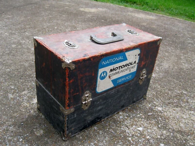 $29.92 • Buy Vintage  Cool Motorola Vacuum Tube Caddy Case Repairman Relicked