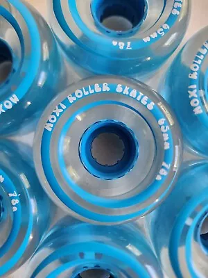 BLOWOUT SALE! Moxi Gummy Wheels 8-pack UNUSED 65mm-78A + FREE GIFT • $59.95