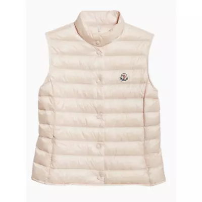 Moncler Liane Gilet Quilted Down Pink Puffer Vest Size 2-4 (1) • $400