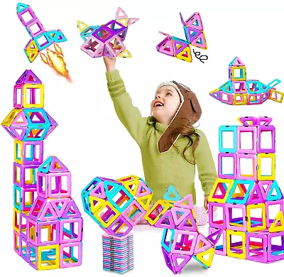 Magnetic Building Blocks Tiles For Girls Boys Kids STEM Educational Toys 36PCS  • $11.89