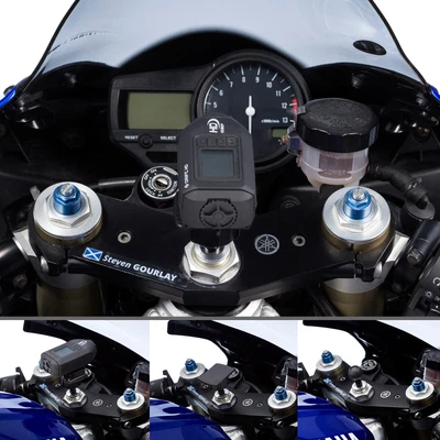 £35.99 • Buy Motorcycle Fork Stem Mount + Flat Surface Adapter For Drift Ghost S / HD Ghost