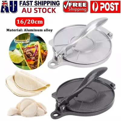 Maker Tortilla Press Maker Dough Pressing Corn Tortillas Maker Pastry Presses • $26.99