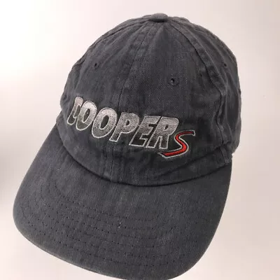 Vintage Mini Cooper S Made USA Buckle Back Gray Hat • $76.50