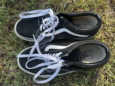 $40 • Buy VANS Old School Casual Shoes, Size US 6 Men / 7.5 Women - Black/White