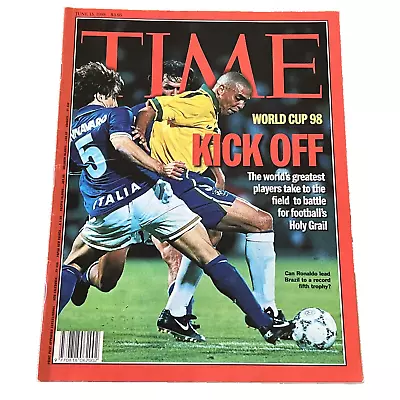 Time Magazine - World Cup 98 - Kick Off - June 15th 1998 • $25.50