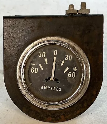 Vintage Amperes Guage Holder Single Rat Rod Hot Under Dash Mount Mounted Used • $24.99